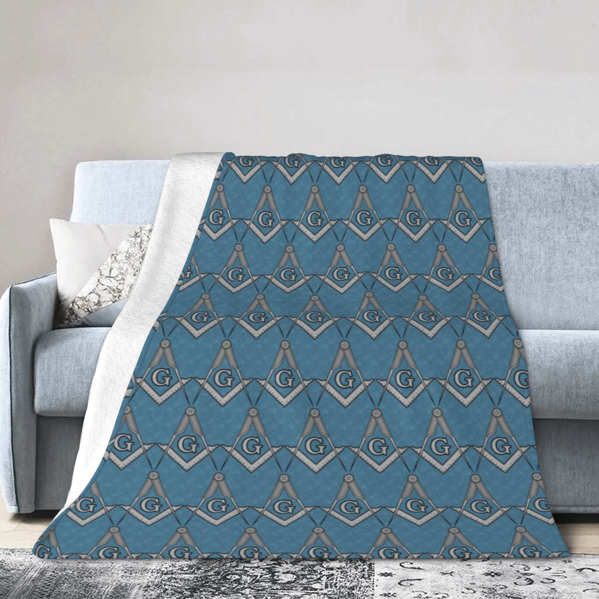 Autumn Bundle Blessing Turquoise Ultra-Soft Micro Fleece Blanket 40