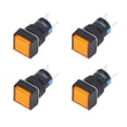 thumbnail image 3 of Button Switch, Push Switches Momentary 12V  For Equipment Yellow, 3 of 8