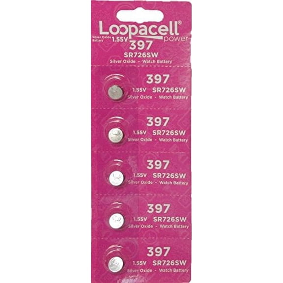 LOOPACELL 5 397/396 (SR726SW, SR726W) Silver Oxide Watch Battery