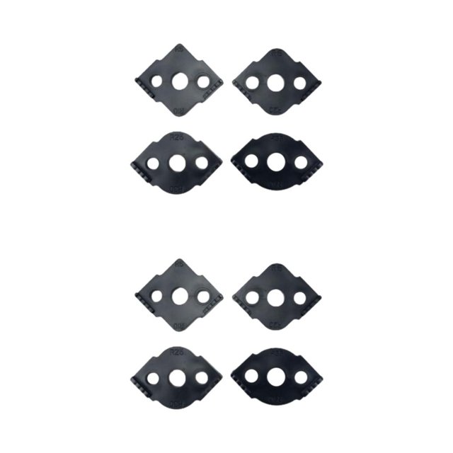 Guardoinrt Professional 4x Router Corner for Smooth Black 111x80x18mm 2Set
