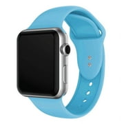 Silicone Sport Replacement Watch Band Strap for Apple Watch Series 1, 2, 3, & 4 - 38mm, 40mm, 42mm, or 44mm (20-Colors)