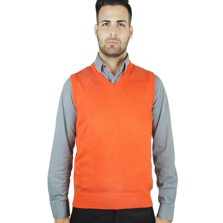 Blue Ocean Mens Solid Sweater Vest (sv-243) 