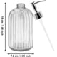 thumbnail image 3 of Liquid Soap Dispensers with Pump, 2 Pieces Refillable Glass Liquid Soap Dispensers, Soap Dispenser(Gray, Red), 3 of 5