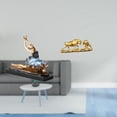 thumbnail image 2 of Estatua de bailarina de ballet, adorno de escritorio de resina, figura de bailarina, escultura de toro, colecciones, artesanía artística, adecuada par, 2 of 8