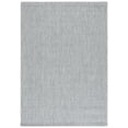 thumbnail image 2 of Safavieh Courtyard Finnian Solid Indoor/Outdoor Area Rug, Gray/Navy, 5'3" x 7'7", 2 of 14