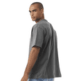 thumbnail image 3 of BELLA + CANVAS Men 7.5 oz Heavyweight T-Shirt, Short Sleeve Crew Neck Cotton Tee, Asphalt, L, 3 of 4