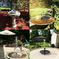thumbnail image 4 of Small Pools Decoration 6.29 X 6.3in Solar Fountain, Water Fountain Pump, For Fish  Pool, 4 of 8