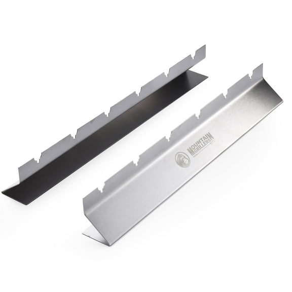 MOUNTAIN GRILLERS Reusable Stainless Steel Kebab Skewers - Perfect for Grilling Meat & Veggies - Easy to Clean & Durable BBQ Skewer Stick