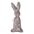 thumbnail image 5 of GUOOL Easter Rabbit Animal Doll Easter Decoration Supplies Lovely Appearance Cloth Easter Bunny Animal Toy for Valentine's Day Gift Gray Floral, 5 of 9