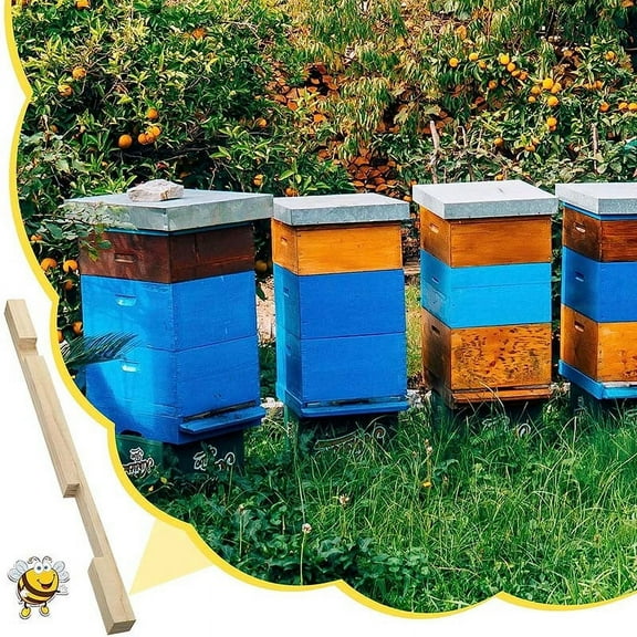 RXMEKW Honey Bee Hives Beehive Entrance Reducer Wooden Beehive Entrance Reducer Is Used for Beekeeping, Controlling Ventilation and Preventing Honey Theft, Beekeeping Supplies.