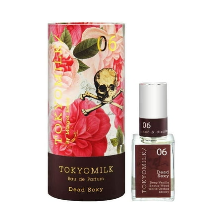 TokyoMilk by Margot Elena - Dead Sexy No. 6 Parfum with Gift Box - Deep Vanilla, Exotic Wood, White Orchid, Ebony | 1 fl oz