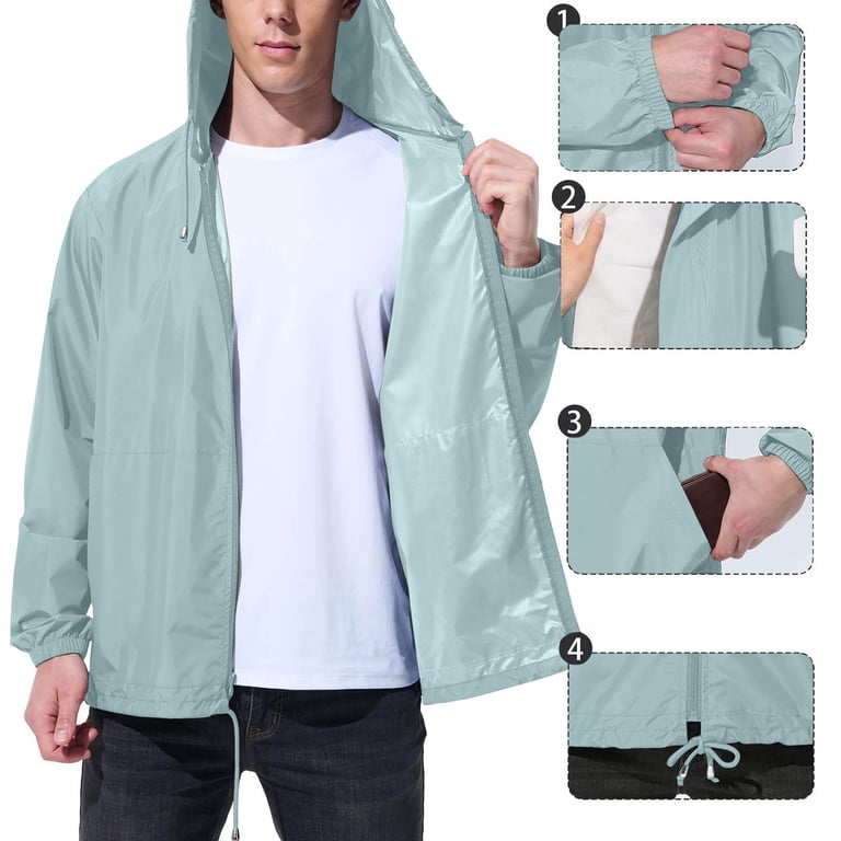 Light Jacket Sun Protection Men's Solid Color Outdoor Water