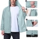 thumbnail image 5 of pstuiky camisetas de hombre Chaqueta impermeable de color liso para hombre para exteriores, para escalada, deporte, correr, con bolsillo y cremallera, manga larga, con capucha, 5 of 8