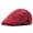 Dark Red, variant on Men Women Retro Suede Gatsby Flat Duckbill Newsboy Hat Ivy Golf Driver Adjustable Cap