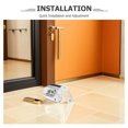 thumbnail image 3 of unbranded De Universal Para Puertas De Vidrio Sin Marco Plateado Fácil Instalación, 3 of 6