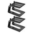 thumbnail image 3 of Almencla 1 Pair Desktop Speaker Stands Black Heavy Duty Multifunctional 7.1inchx5.1inch Rack Anti Feet Studio Stands, 3 of 8