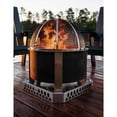 thumbnail image 3 of Breeo X Series 24 Corten Smokeless Fire Pit 24 in. W Corten Steel Outdoor Round Wood Fire Pit, 3 of 7