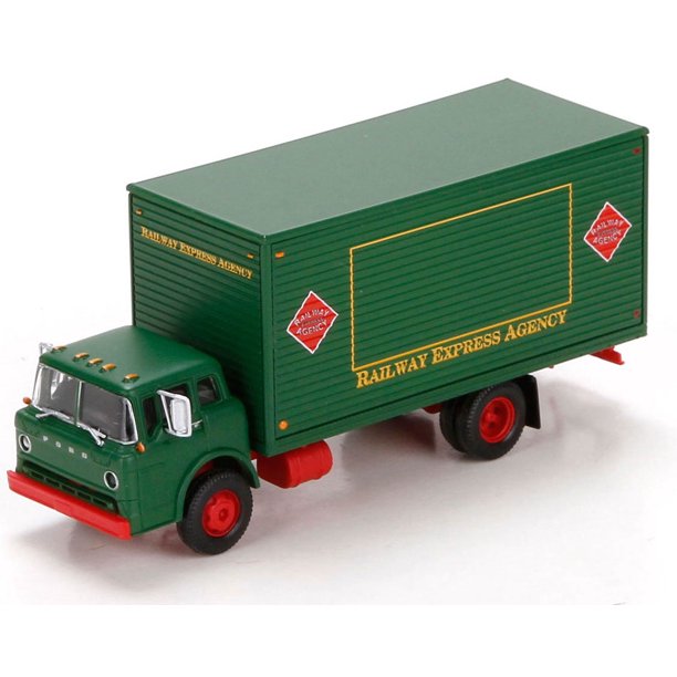 Athearn HO Scale Ford C Box Van Truck Model Railroad Vehicle Railway