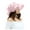 Pink, variant on jiaxiM Derby Hats for Women Organza Veil Feather Wide Brim Elegant Hat Fascinator Derby Hats Wedding Bride Headband for Women Tea Party