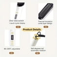 thumbnail image 5 of ZHICHUN Professional Ionic Hair Straightening Brush Fast Heating Ceramic Brush with LED Screen 30 Temperature Settings for Home Travel and Salon Use, 5 of 6