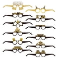 thumbnail image 1 of Sombrero de año nuevo con temática de oro negro para niños y adultos, decoración para fiestas de año nuevo, accesorios para fotos, diadema, 1 of 5
