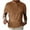 Brown, variant on Ashirexll T Shirts for Man, Big and Tall Shirts for Men, Summer Fashion Turndown Collar Short Sleeve Button T-Shirts