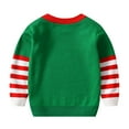 thumbnail image 3 of Kids Casual Sweater Autumn Winter Warm Cute Cartoon Christmas Pullover Knit Top Toddler Boys Girls Xmas Knitwear Holiday Sweater 3-8Y Crown, 3 of 5