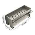 thumbnail image 3 of Linnome Carbon Steel Drainage Rack Multi Purpose Storage Shelf for Kitchen and Bathroom Sink Organization and Daily Essentials, 3 of 6