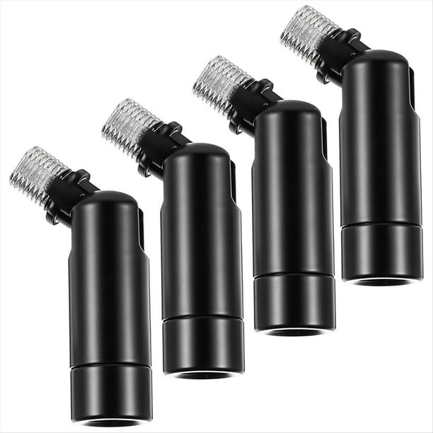 4 Piezas Adaptadores para Techos Inclinados, Adaptadores para Lámparas de Araña, Accesorio Auxiliar para Riel Colgante de 180 Grados.