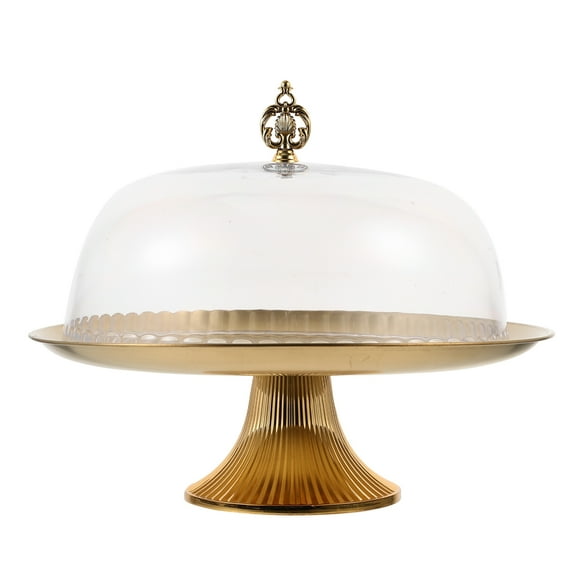 MLINS  Cake Stand Display Shelf Stainless Steel Dessert Plate