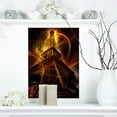 thumbnail image 1 of Paris Paris Eiffel Toweron Fantasy Background - Cityscape Canvas Print, 1 of 3