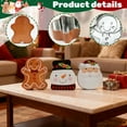 thumbnail image 4 of Christmas Cookie Tin With Lid Metal Multipurpose Christmas Baking Tins Storage Containers for Candy Snacks Empty Holiday Gift Tin 3Pcs Desgin 1, 4 of 7