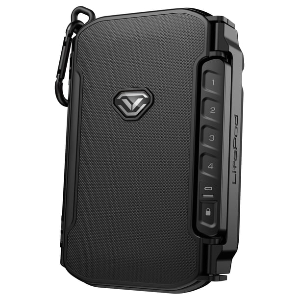 Caja fuerte portátil resistente y a prueba de clima LifePod X de VAULTEK