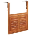 thumbnail image 5 of vidaXL Hanging Balcony Table 51.1"x35.4"x28.3" Solid Acacia Wood, 5 of 6
