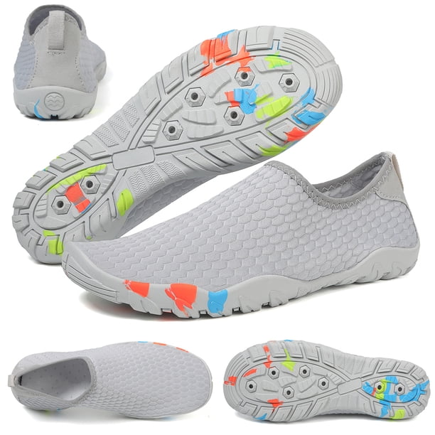 Zapatos Senderismo Sin Cordones Ligeros para Secado Rápido Con Orificios Drenaje Transpirables Actividades Acuáticas Aqua