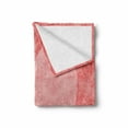 thumbnail image 2 of Coral Soft Flannel Fleece Throw Blanket, Big Pink Heart Shape on Damask Pattern Faded Old Traditional Vintage, Cozy Plush for Indoor and Outdoor Use, 50" x 60", Coral Pale Pink, by Ambesonne, 2 of 6