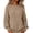 Beige, variant on Women's Chunky Knit Pullover Sweater with Crew Neck, Loose Thick Warm Casual Long Sleeve Top, for Fall Winter Daily Wear, Home Comfort or Cozy Outings Beige L