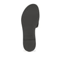 thumbnail image 5 of Cole Haan Womens Flynn Logo Slide Faux Suede Round Toe Slide Sandals, 5 of 6