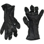 Adenna Dark Light 9 mil Nitrile Powder Free Exam Gloves (Black, Medium) Box of 100 - Pack of 2