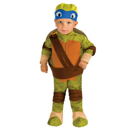 Teenage Mutant Ninja Turtles Toddler Boys Leonardo Costume with 3D Shell 2T-4T