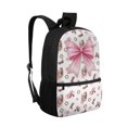 thumbnail image 2 of Yuyamidu Pink Bow Horse 17 Inch Student Backpack, Cute School Daypack with Multiple Pockets for Kids Teens Girls Daily Class Commute Outdoor Trip Use, 2 of 6