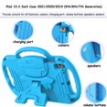 thumbnail image 4 of Funda LTROP Kids para iPad 9ª, 8ª y 7ª generación 10.2, azul, 4 of 8