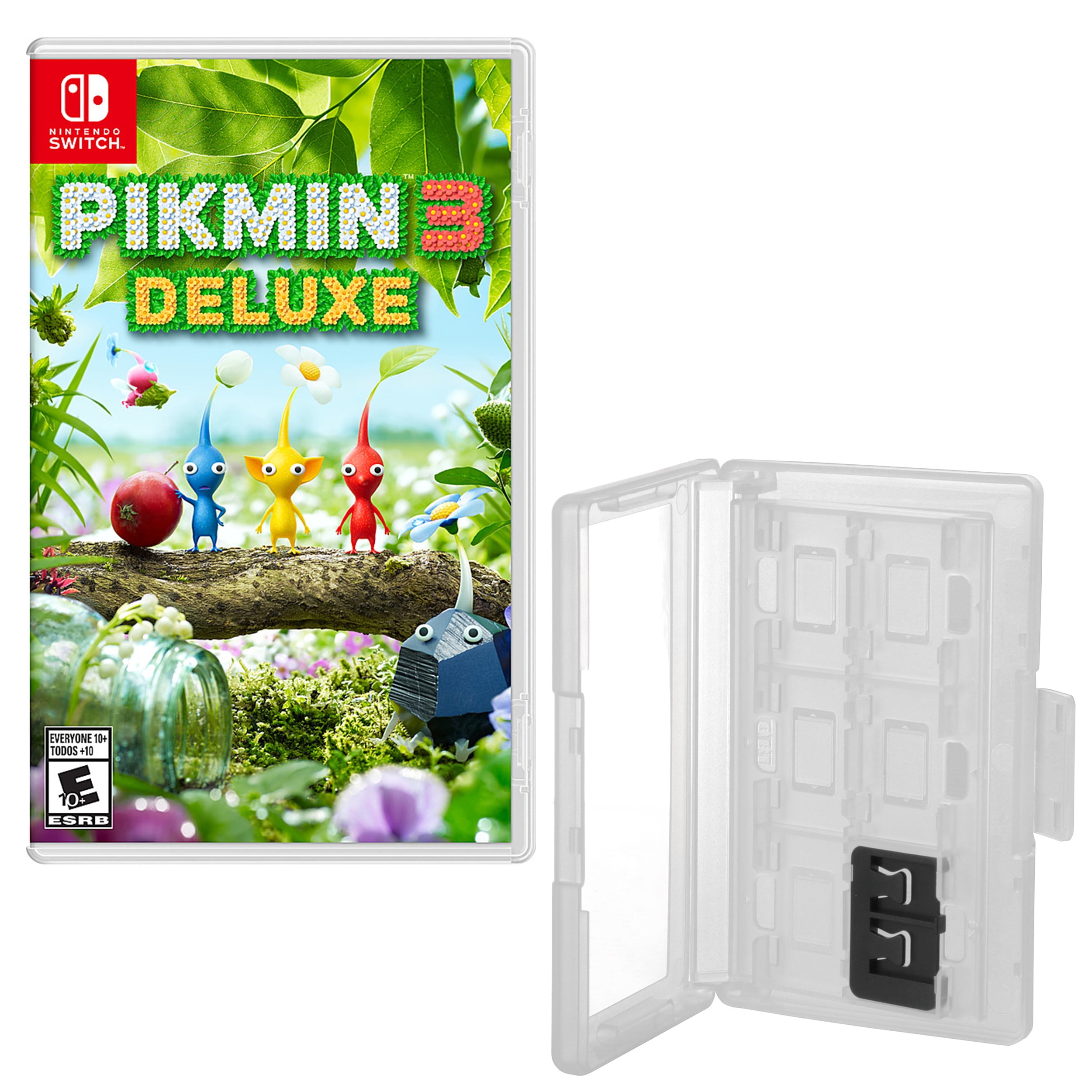Pikmin 3 Deluxe with 12 Game Caddy for Nintendo Switch