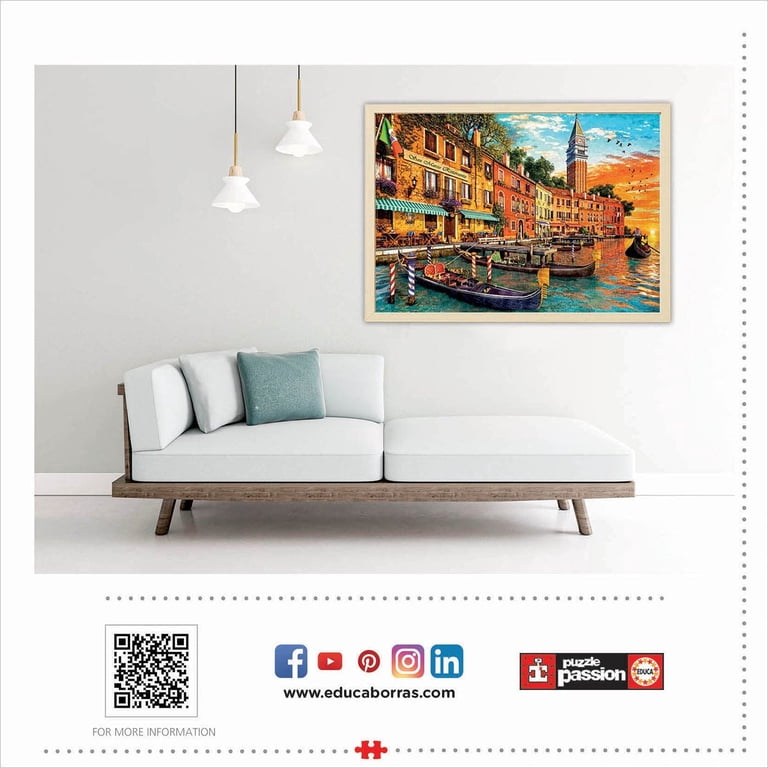 6000 Piece San Marco Sunset Jigsaw Puzzle by Educa Borras
