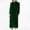 002 Green, variant on Women's Plus Size Velvet Long Dress Long Sleeve Crew-Neck Button Down Dresses Casual Solid Loose Long Dress