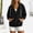Black, variant on Womens Ribbed Corduroy Hoodie,Soft Henley Neck Pullover with Kangaroo Pocket,Casual Sweatshirt for Daily Wear