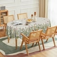 thumbnail image 3 of Spring Summer Tablecloth 60x84 Inch Oval, Wild Flowers Floral Table Cover for Party Picnic Dinner Decor, 3 of 6