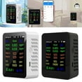 thumbnail image 2 of 12 in 1 Air Quality Monitor CO2 Monitor with Time/ Date Display WIFI PM2.5 PM10 CO CO2 TVOC HCHO Tester, 2 of 5