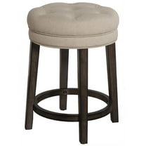 Hillsdale Krauss 25.5" Wood Transitional Counter Stool in Gray/Stone