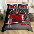 thumbnail image 2 of Erosebridal Housse de Couette Voiture de Sport pour Ados pour Tout-Petit, Housse de Couette Voiture de Course pour Tout-Petit, Décor Thème Course, Réversible 2 Pcs, 2 of 7